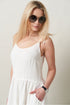 Image 4 of Summer linen dress midi-length and breathable linen fabric Simone from Baltic Linen